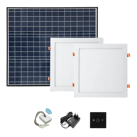 Solar-Powered LED Ceiling Lights for Container Trailer Offices