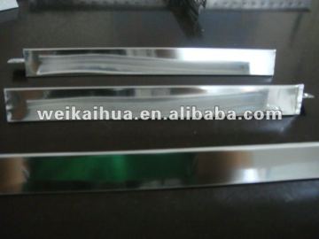 flat ceiling grid with shinning mirror color