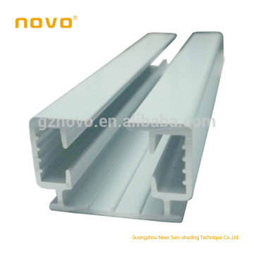 NOVO in Guangzhou produce good quality good price aluminum curtain rail for motorized curtain system