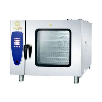Commercial Luxury Touch Screen Six-Layer Combi-Steamer Oven with Automatic Cleaning