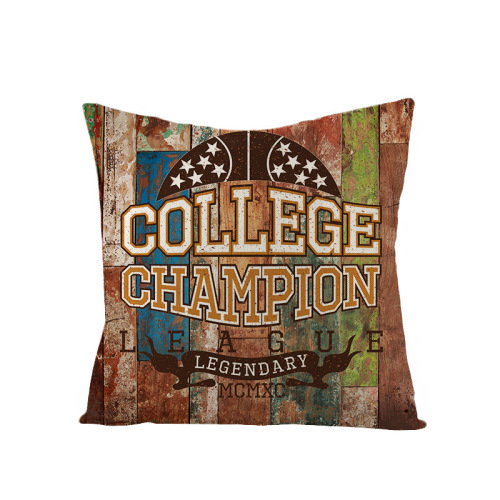 Digital Printing Pillowcase Creative Letter Pattern Decoration Living Room Pillowcase Supplier