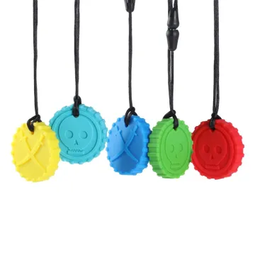 Food Grade SHIXIN Autism Silicone Sensory Chew Necklace for Children: 100% Natural