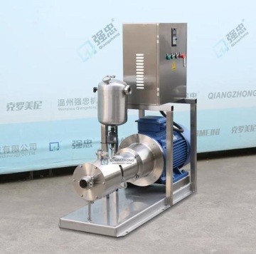 Three-stage homogeneous emulsifying pump