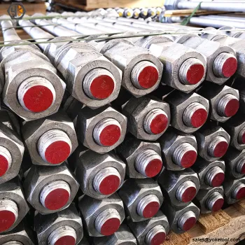 ASTM F1554 Grade55 L Anchor Rod With Nuts
