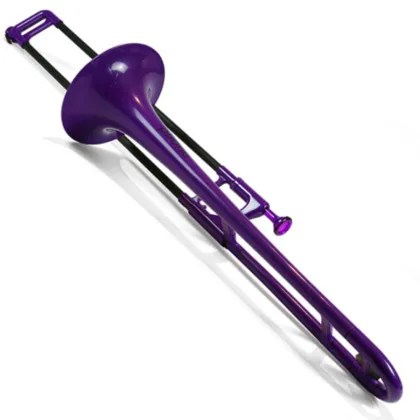 Trombone secondary tenor B flat trombone plastic trombone plastic brass instrument grade test