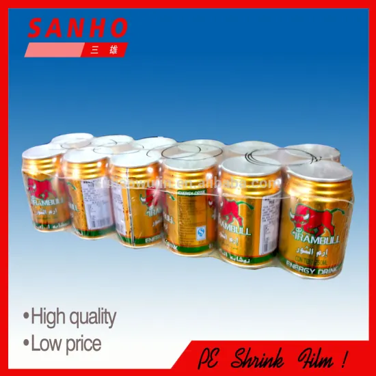 transparent pe shrink film for collection packing