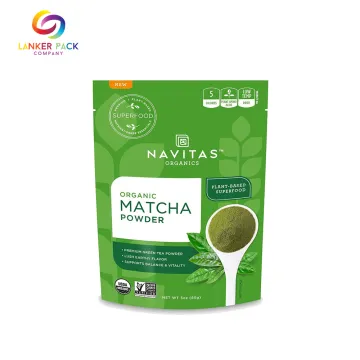 High Barrier Zipper Stand Up Pouches For Powder