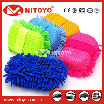 NITOYO Microfiber two sides chenille Car Wash Mitt Glove