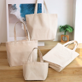 Túi cotton tote mua sắm có thể tái sử dụng đồng bằng