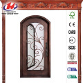 Full Lite Painted Iron Prehung Front Door