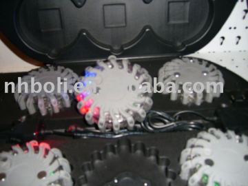 safety led 6 pack case traffic warning light with powerful magnet