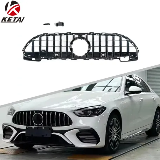 AMG Style Black Grille Bumper for BENZ C Class W206 AMG 2021-2023