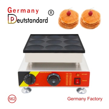 Snackmaschinen Pfannkuchenmaschine Maschine 9 Löcher Pfannkuchenmaschine zu verkaufen