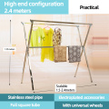 X-shaped pulley clothes hanger 2.4 meters