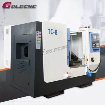 뜨거운 판매 고밀도 금속 경사 침대 CNC 선반 기계 TC-8L by Goldcnc