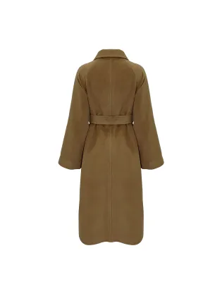 Women's brown wool coat