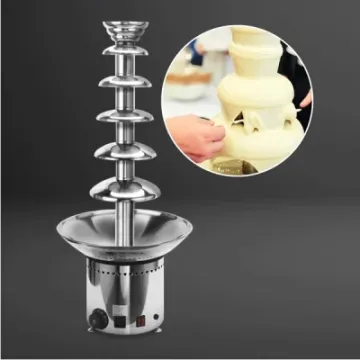 Chocolate Fountain Machine Commercial 5/6/7 Layers Chocolate Melting Machinery