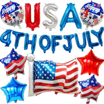 Independence day party decoration balloons