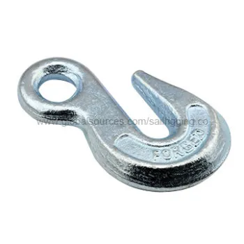 Chain Eye Grab Hook, Made of Carton Steel or Alloy, with Red or Galvanized SurfaceNew