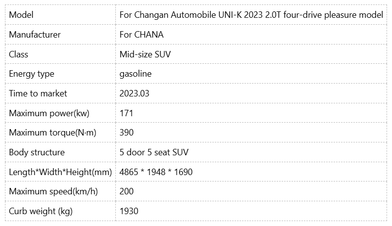 Changan Automobile UNI-K