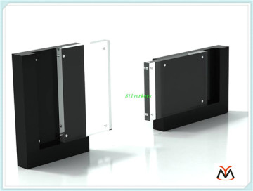 black luxurious card holder,acrylic brochure holder,acrylic business card holder