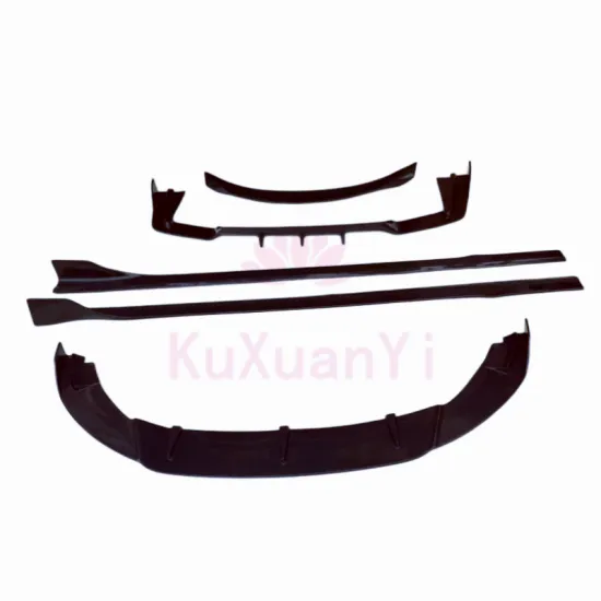 R-Style Carbon Fiber Front Lip Side Skirt Rear Diffuser Kit for Maserati Quattroporte