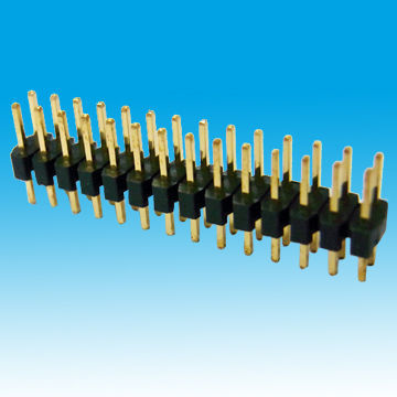 Pin Header Connector, 2.54mm, 0.10-inch, 2.5mm Height, Straight Type, RoHS Mark