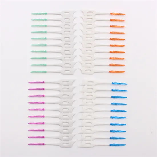 Soft blister card packing interdental brushes before or after brushing