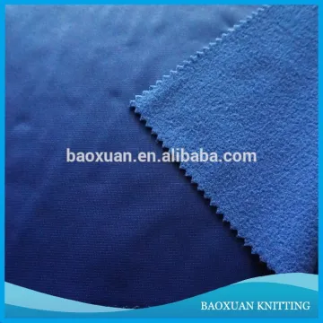tricot polyester one side brushed fleece super poly fabric