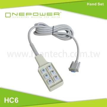 HC6 handset hand control for medical equipment