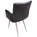 Nowoczesny design metalowe nogi nowoczesne ramię krzesło do jadalni meble domowe salon luzem krzesło rekreacyjne