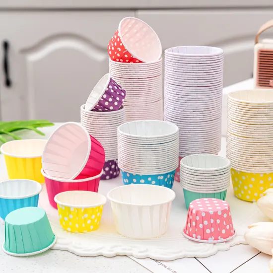 Customizable Print Paper Baking Cups for Bread, Muffins, Cupcakes, and Oven Liners