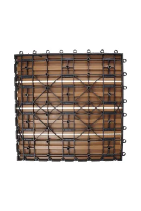 Wood Plastic Composite WPC Decking for Outdoor Swimming Pool Balcony Floor Tiles