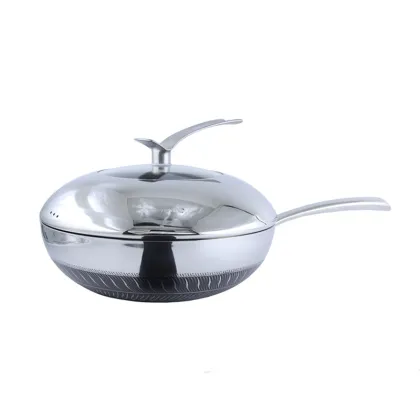 Stainless Steel Stove Frying Wok Pan