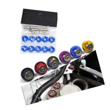 10 Pcs/Pack M6 Aluminum Screw Kit for Motorcycle Modification