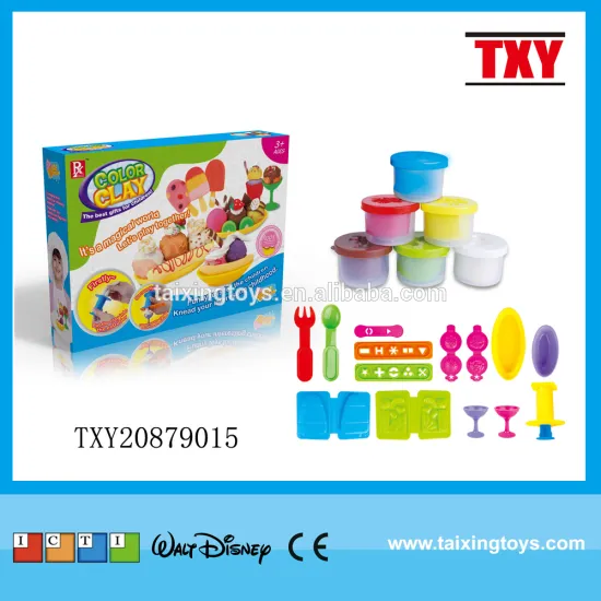 New Educational Toy Kids ice cream play color dough