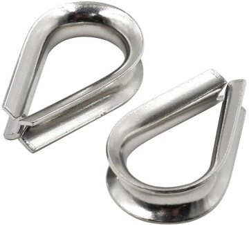 Stainless Steel Light Duty Wire Rope Thimble