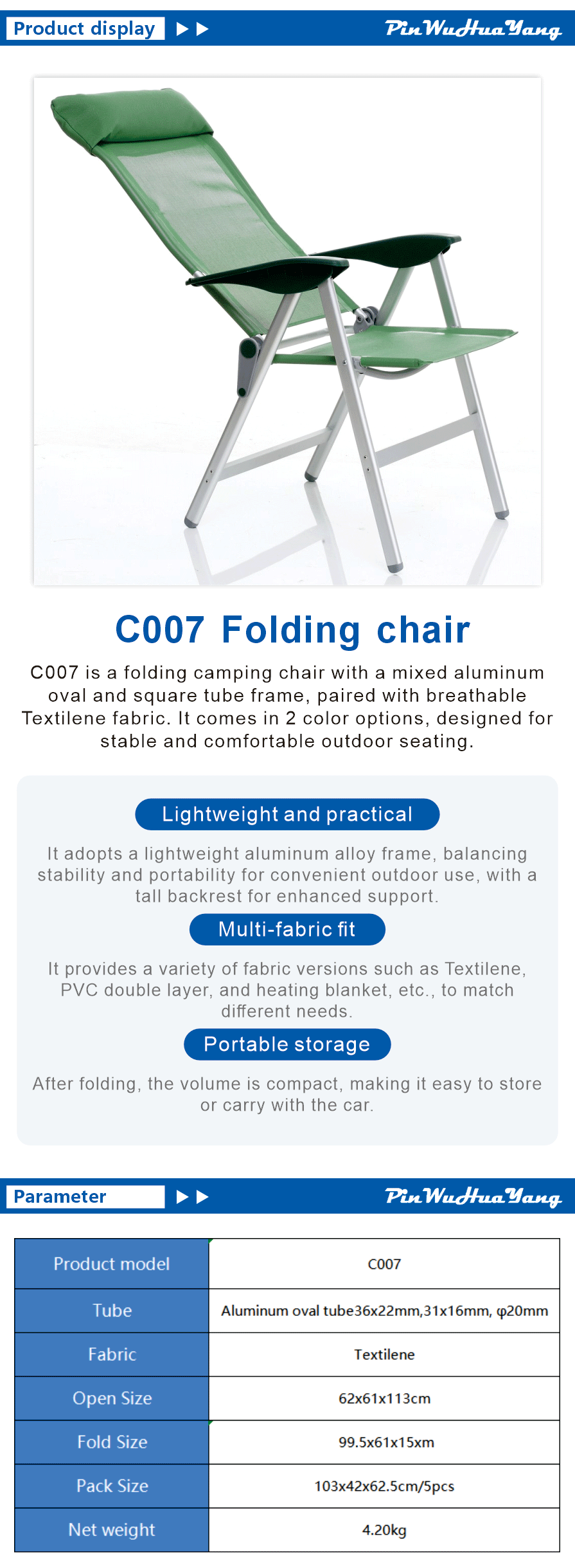 foldable outdoor chair