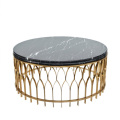 Modern Stylish Round stainless steel coffee table