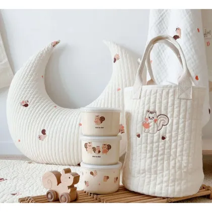 Newborn Essentials Organizer: Storage Bags, Baby Bottles, Diapers, Totes, and Cotton Nappy Bags