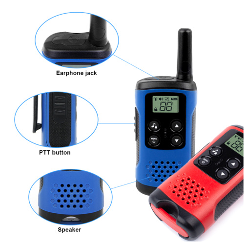 ECOME GT-F9 Kinder 1 km Range Spielzeug Walkie Talkie