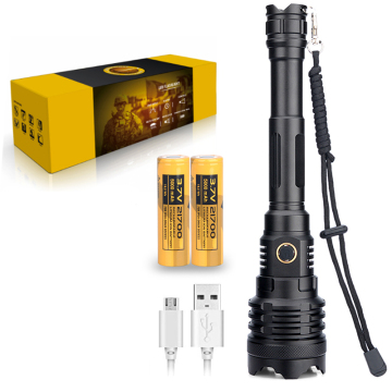 16-Core Zoomable LED Flashlight - Powerful Handheld Torch for Hunting and Travel