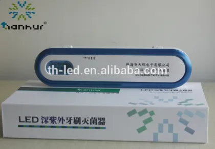 Portable ultraviolet toothbrush sterilizer