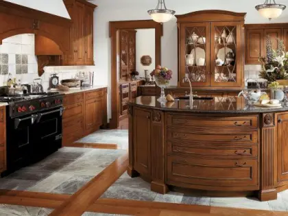 Latest Hardwood Cabinets Dark Oak Bespoke Kitchen Cabinets