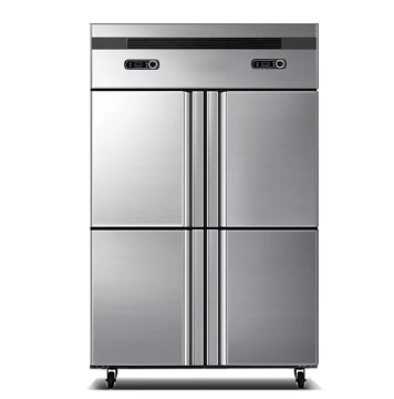 RUITAI Factory Professional Stainless Steel Double Temperature 4-Door Freezer Refrigerator