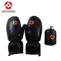 AEGISMAX Winter Warm Windproof Nylon 95% White Goose Down Gloves Mitten For Skiing Snowboard Cycling Hiking Camping