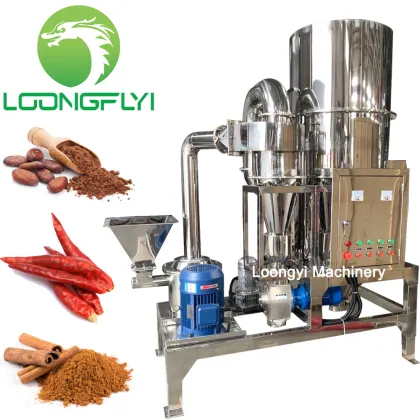 Industrial chilli cassava leaf lentils powder making machine