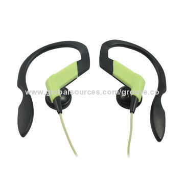 Portable Earhook Earphones, 32 Ohms Impedance and 1,000mW Maximum Power