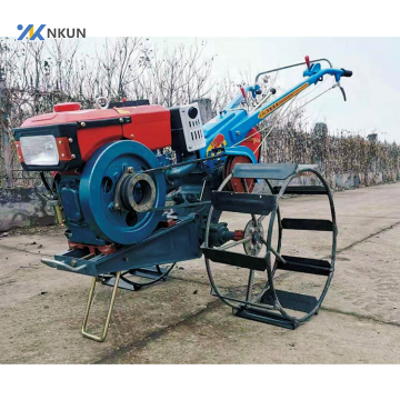 High Quality Garlic Planter Walking Tractor with Paddy Wheel and Plough: Efficient Farming Equipment for Agricultural Tasks