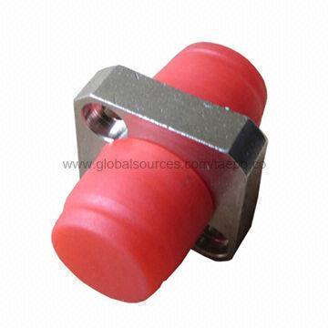Fiber-optic Adapter, Single Mode, Simplex, FC/UPC-FC/UPC, Square